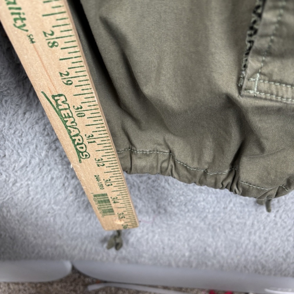 Vtg Abercrombie & Fitch Baggy Cargo Pants Women's 12 (34x32) Paratrooper 90s Y2K - Picture 8 of 10